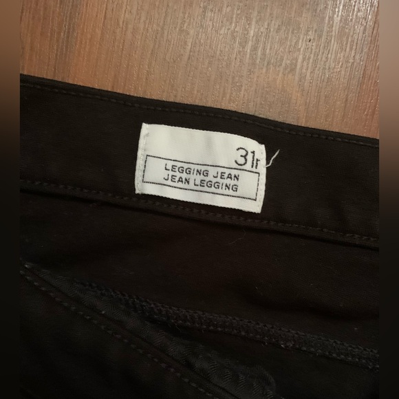GAP Women’s Legging Jeans Black Size 31 - Picture 3 of 6